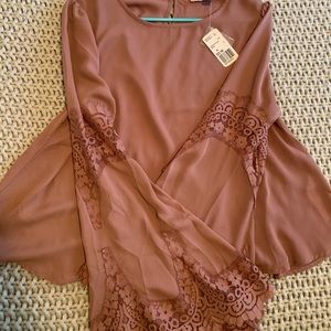 Mauve Forever 21 Blouse